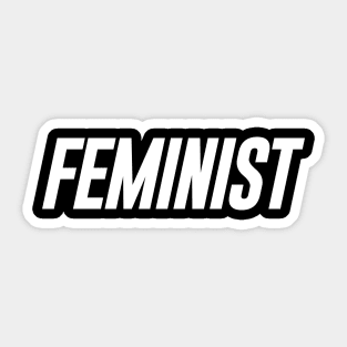 Feminist 02 - Classy, Minimal, Elegant Feminism Typography Sticker